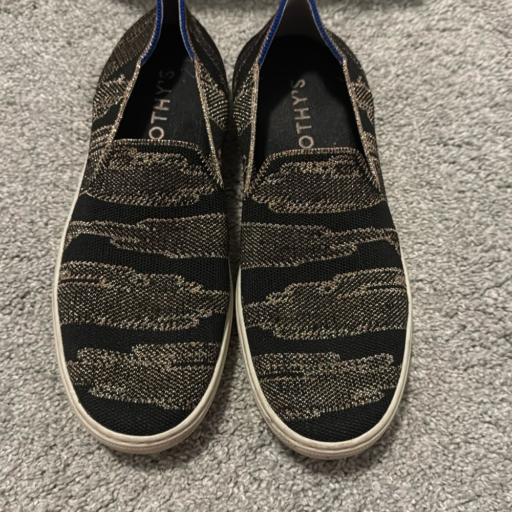 Rothy’s golden shimmer 7.5 women’s